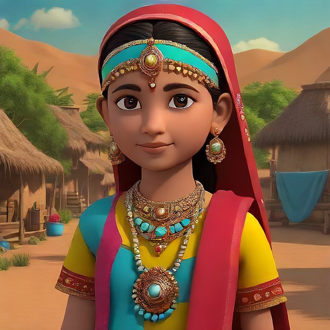 3D cartoon character art